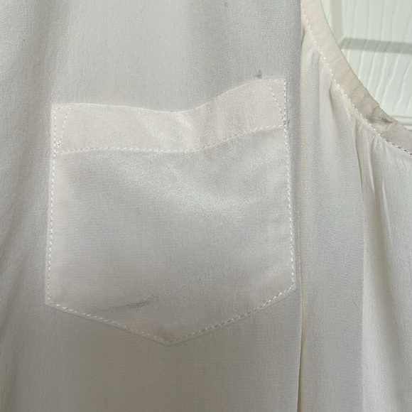 EQUIPMENT | Mina Tie Front Blouse Sz S - Picture 4 of 6